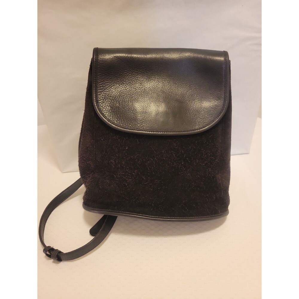 COACH The Berkeley Series Vintage Black Pebble Leather Backpack Authentic Rare